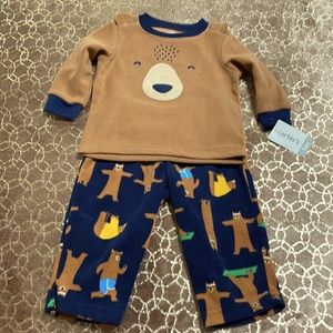 Carter’s 2-piece Bear Fleece pajamas set.